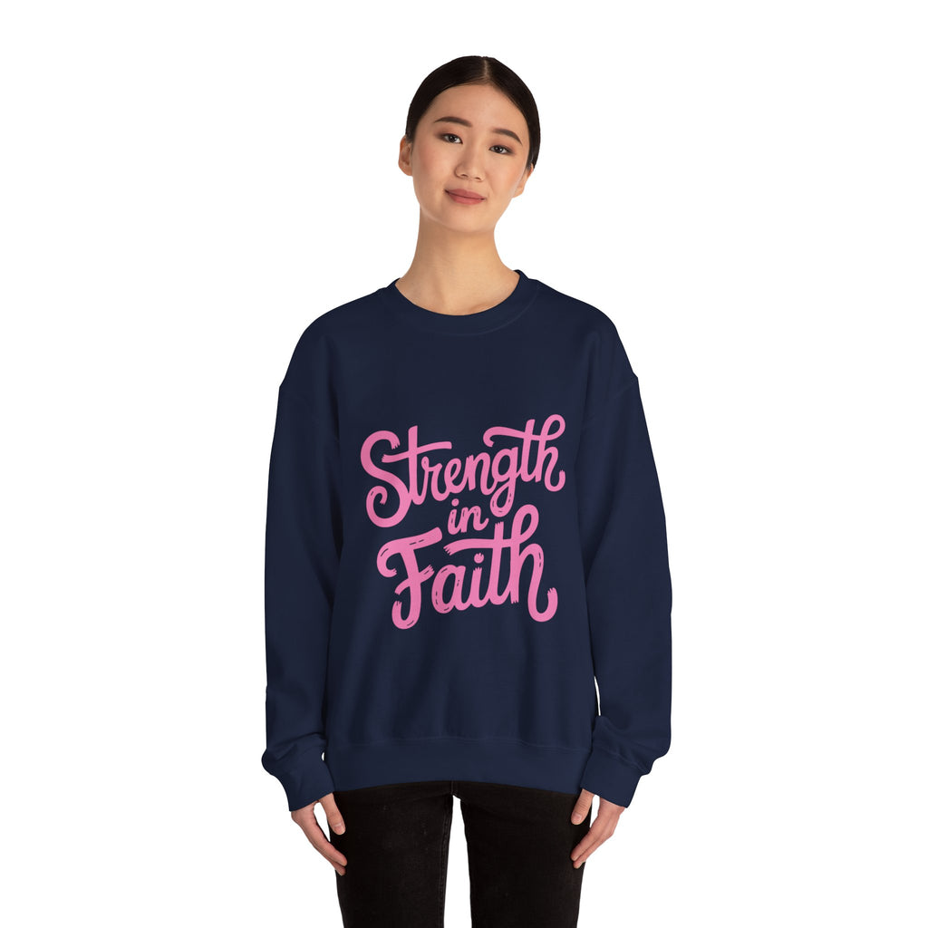 Strength in Faith Crewneck Sweatshirt
