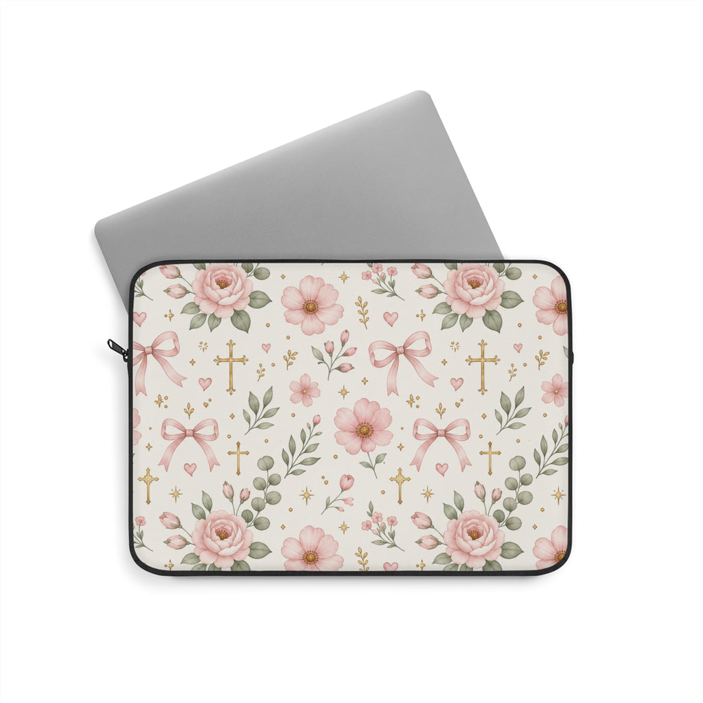 Floral Faith Laptop Sleeve