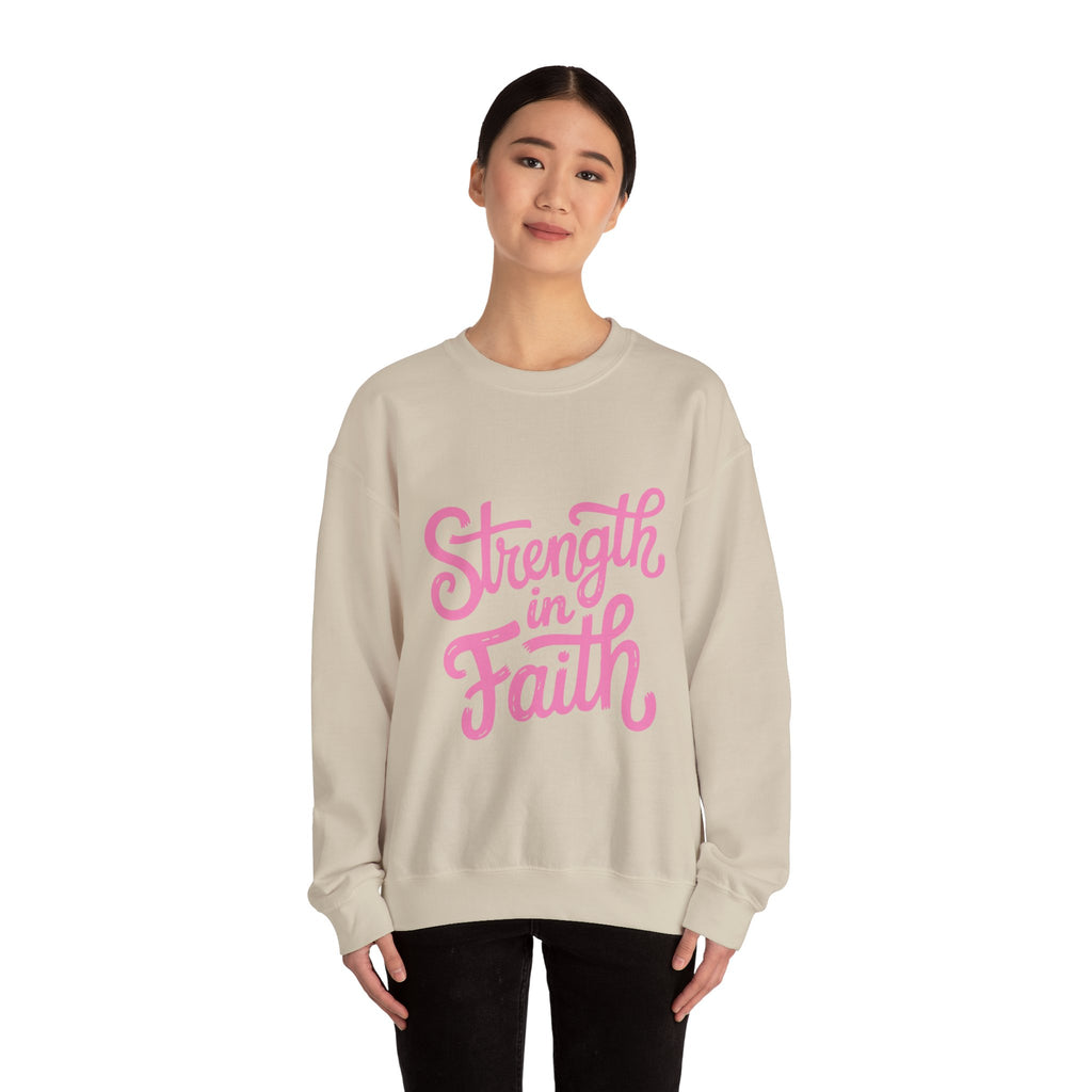 Strength in Faith Crewneck Sweatshirt
