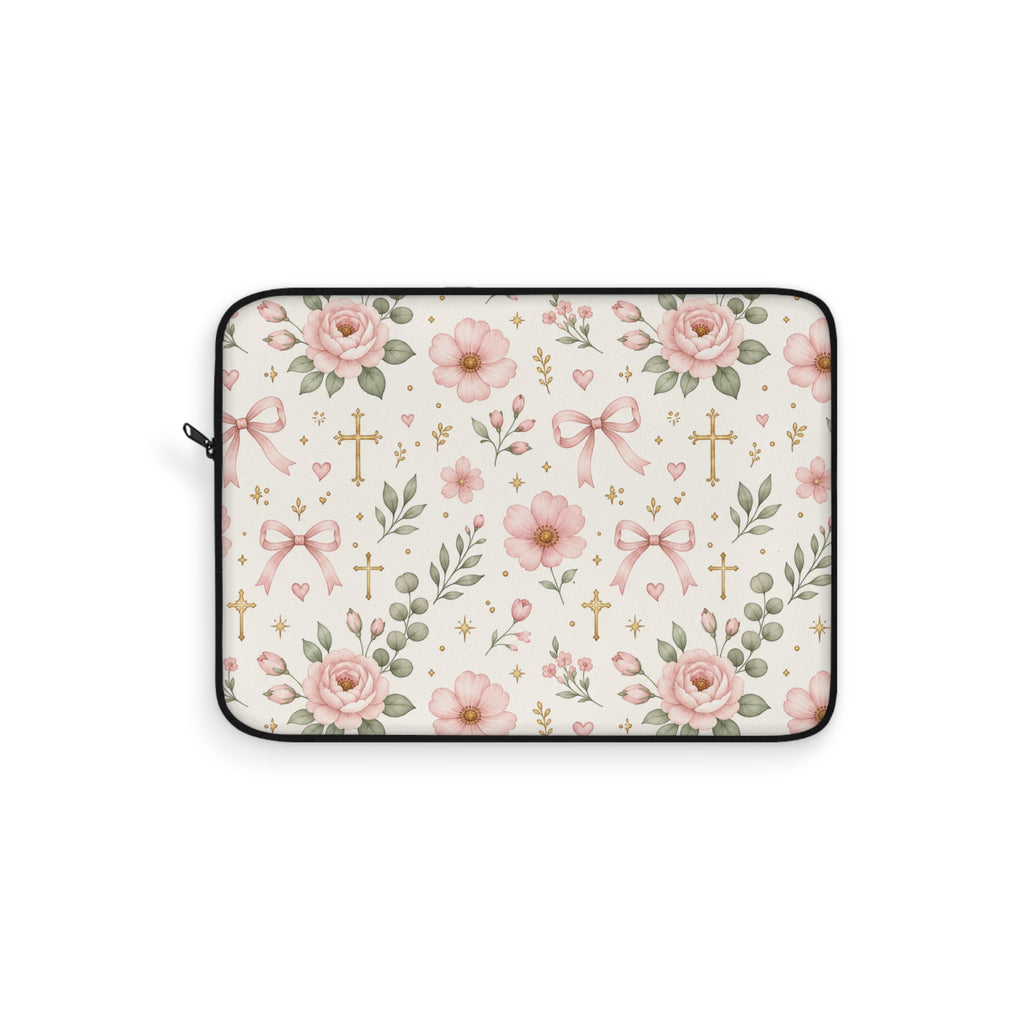 Floral Faith Laptop Sleeve