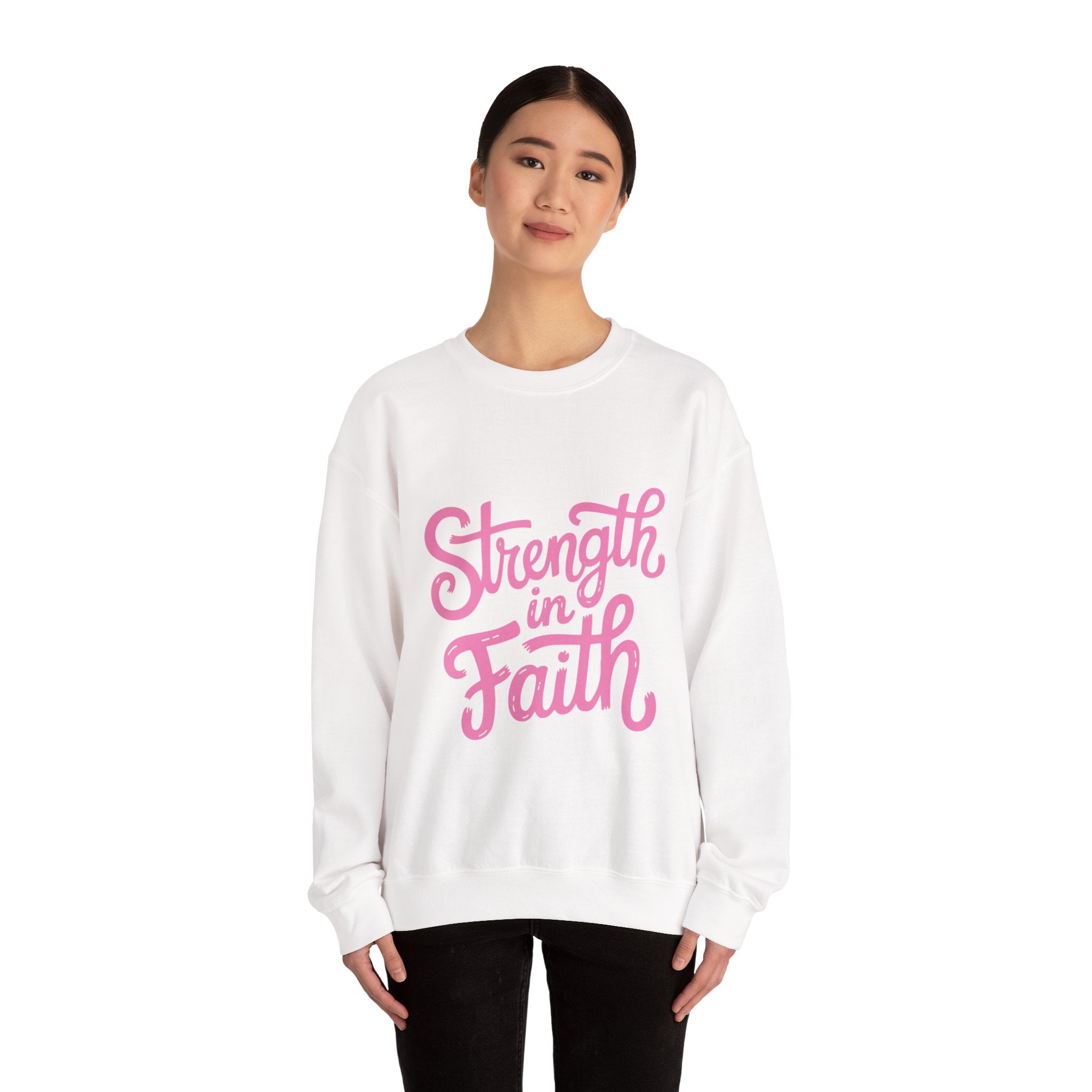Strength in Faith Crewneck Sweatshirt