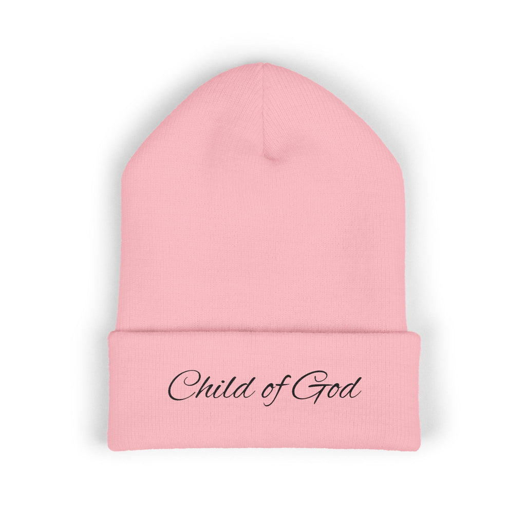 Child of God Embroidered Cuffed Beanie