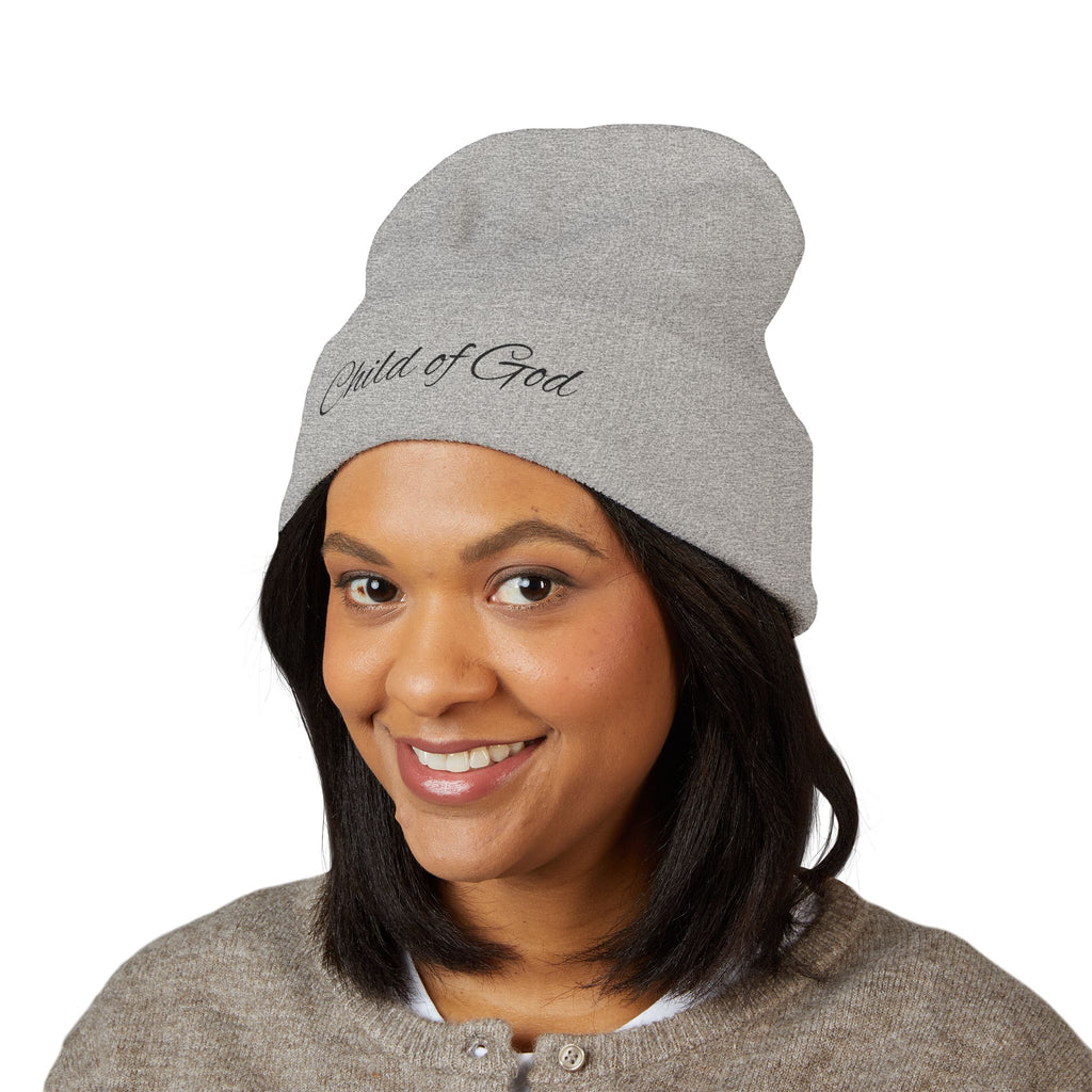 Child of God Embroidered Cuffed Beanie