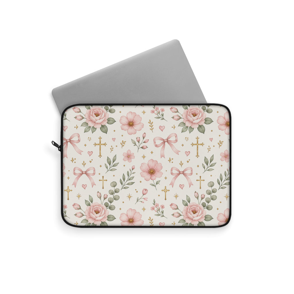 Floral Faith Laptop Sleeve