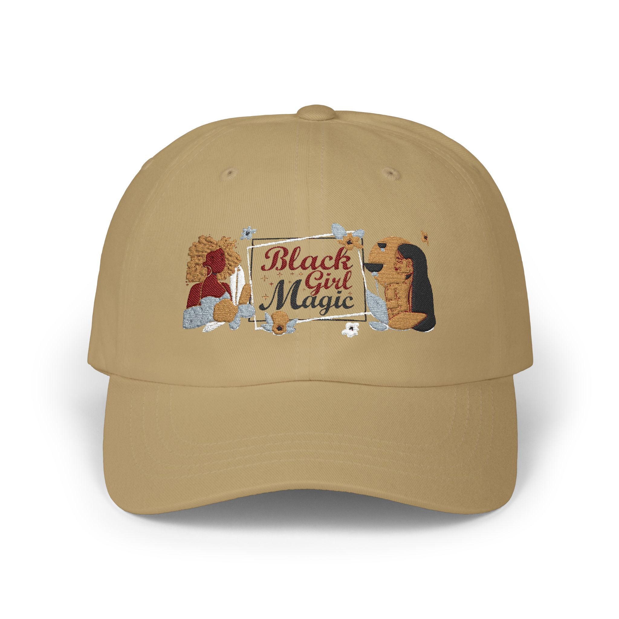 Black Girl Magic Cap, Embroidered Baseball Cap, Afrocentric Headwear, Melanin Poppin Cap, Women's Accessories