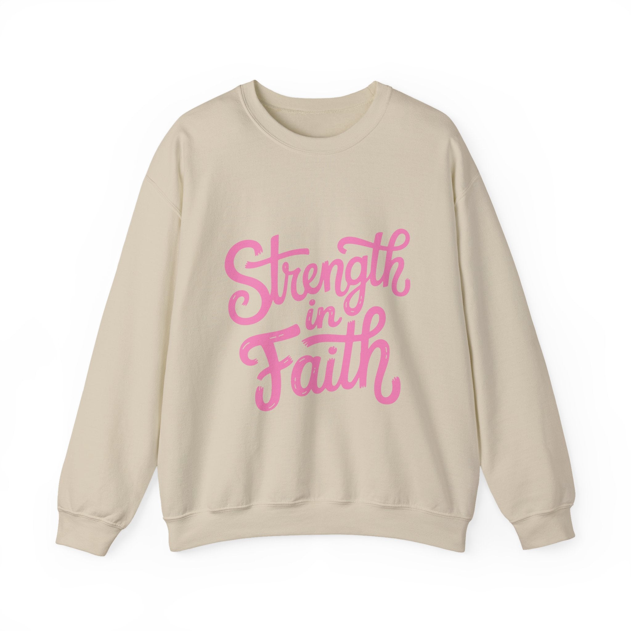 Strength in Faith Crewneck Sweatshirt