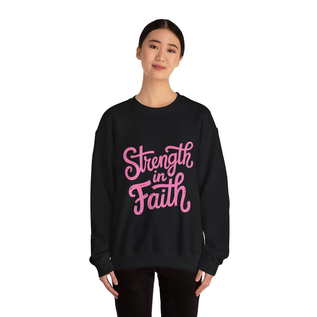 Strength in Faith Crewneck Sweatshirt