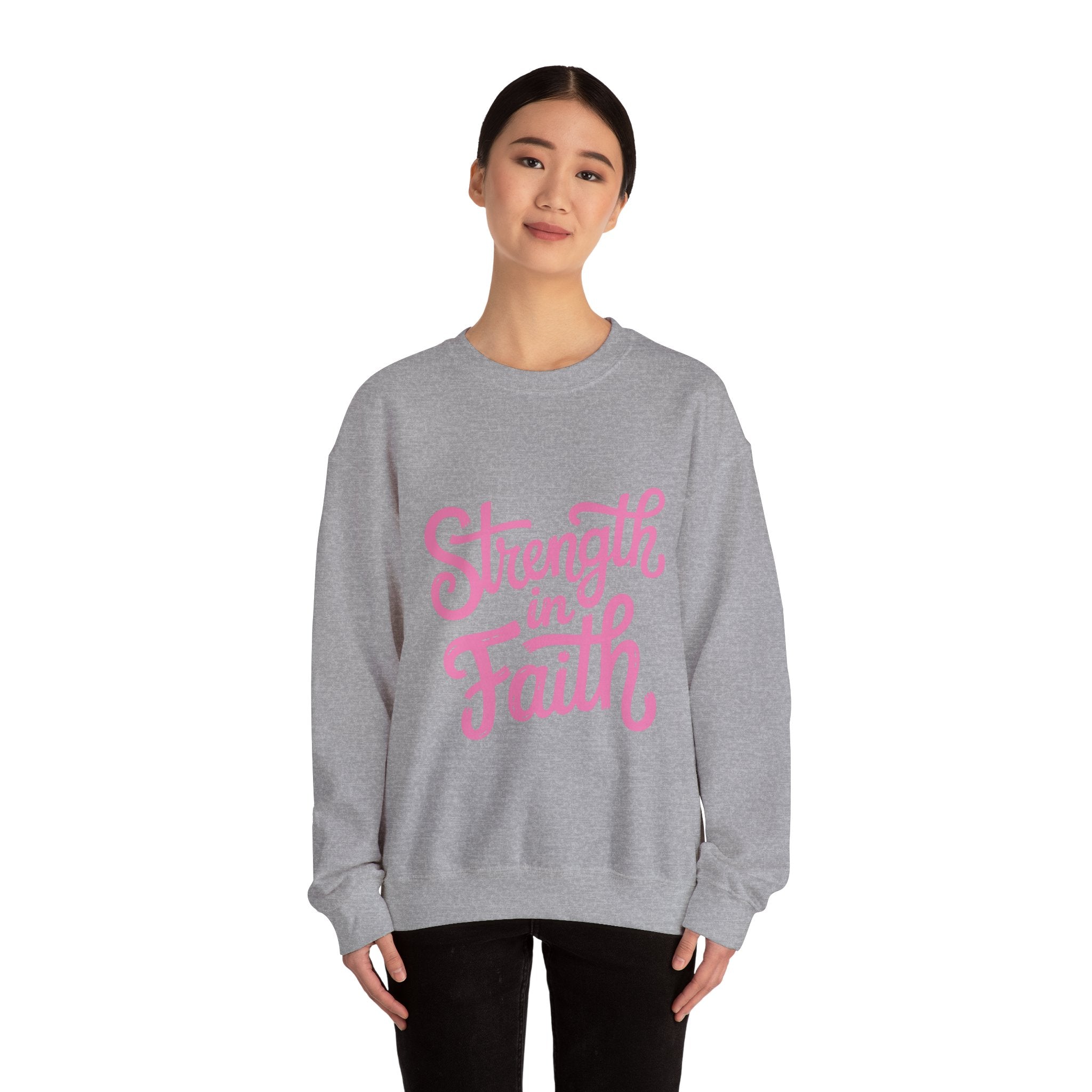Strength in Faith Crewneck Sweatshirt