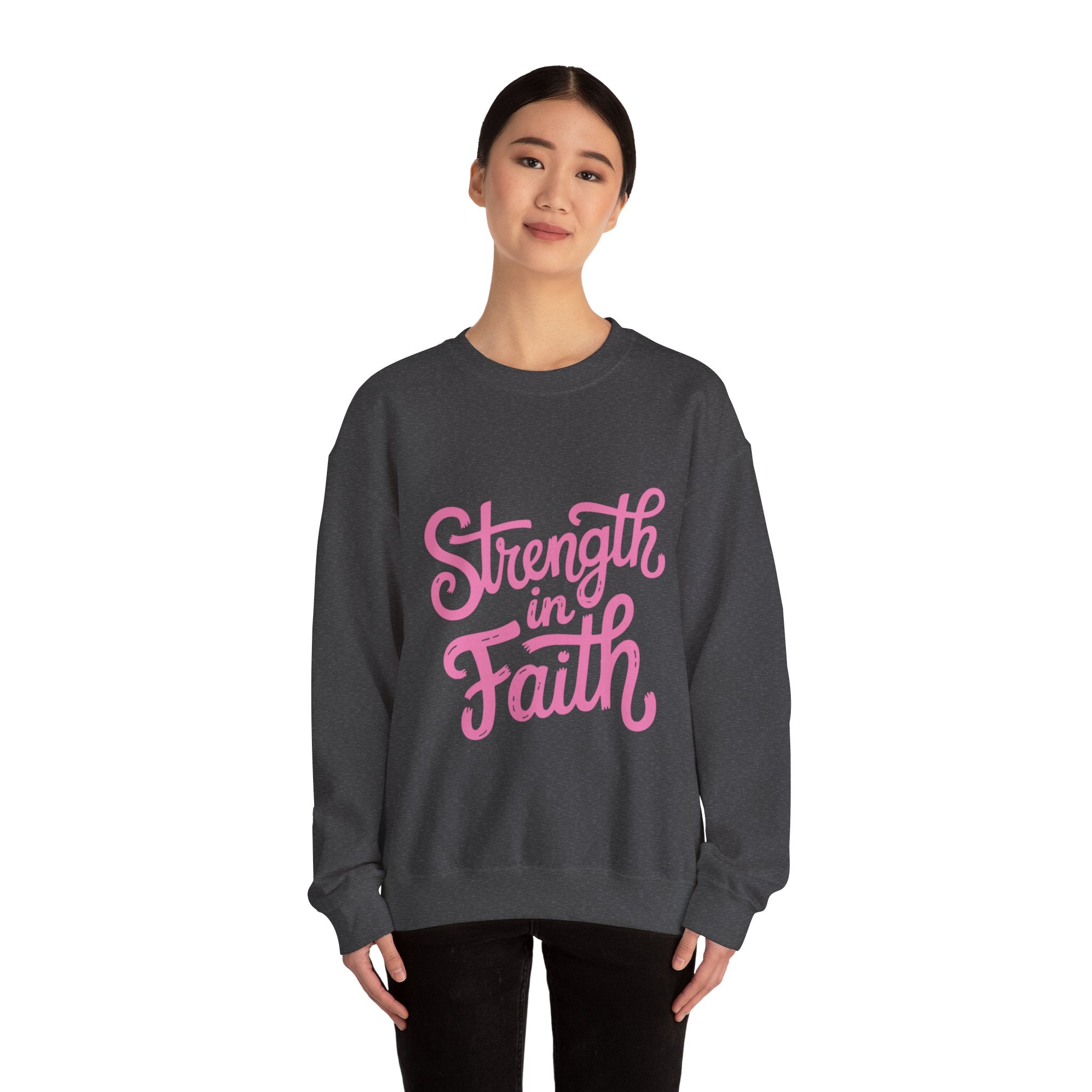 Strength in Faith Crewneck Sweatshirt