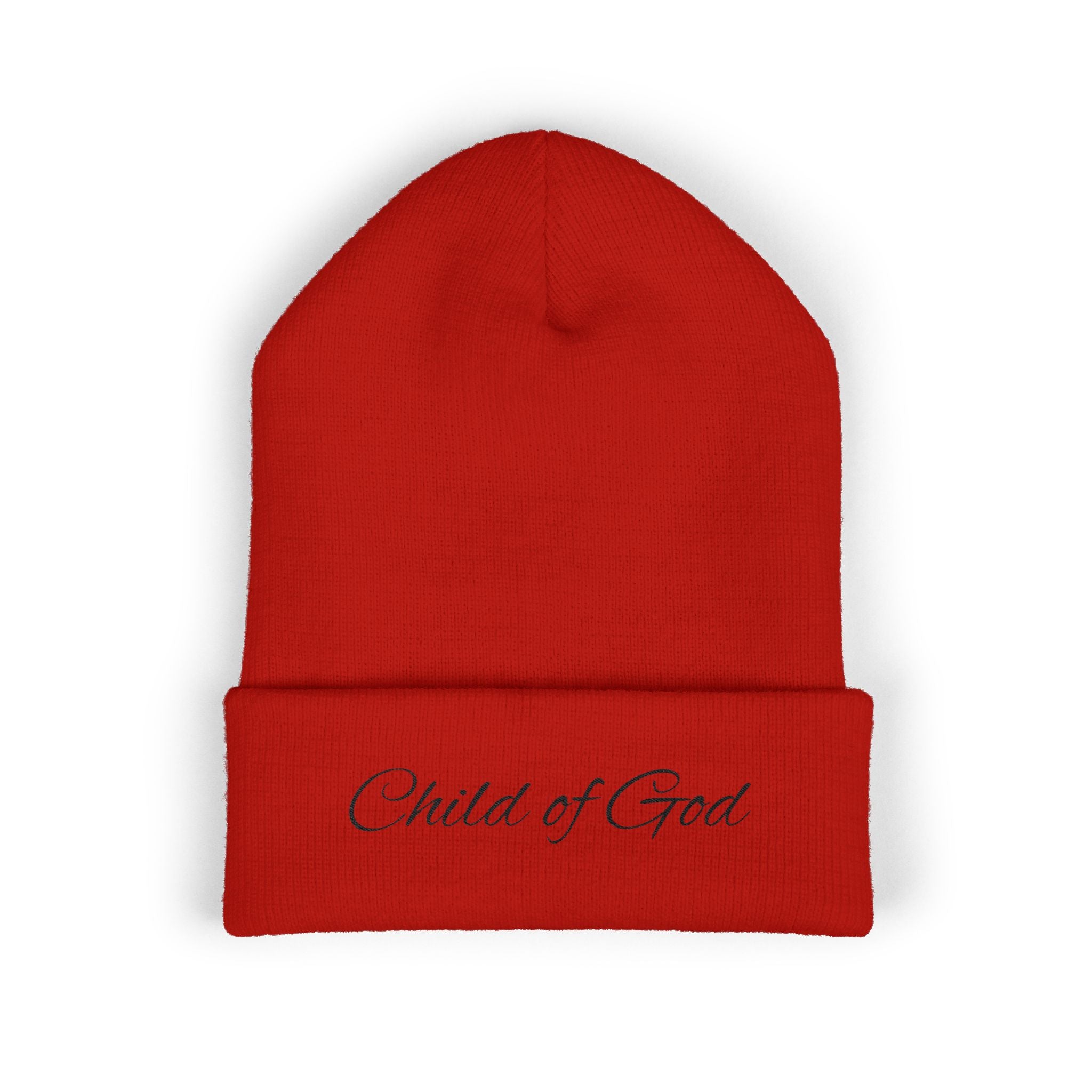 Child of God Embroidered Cuffed Beanie