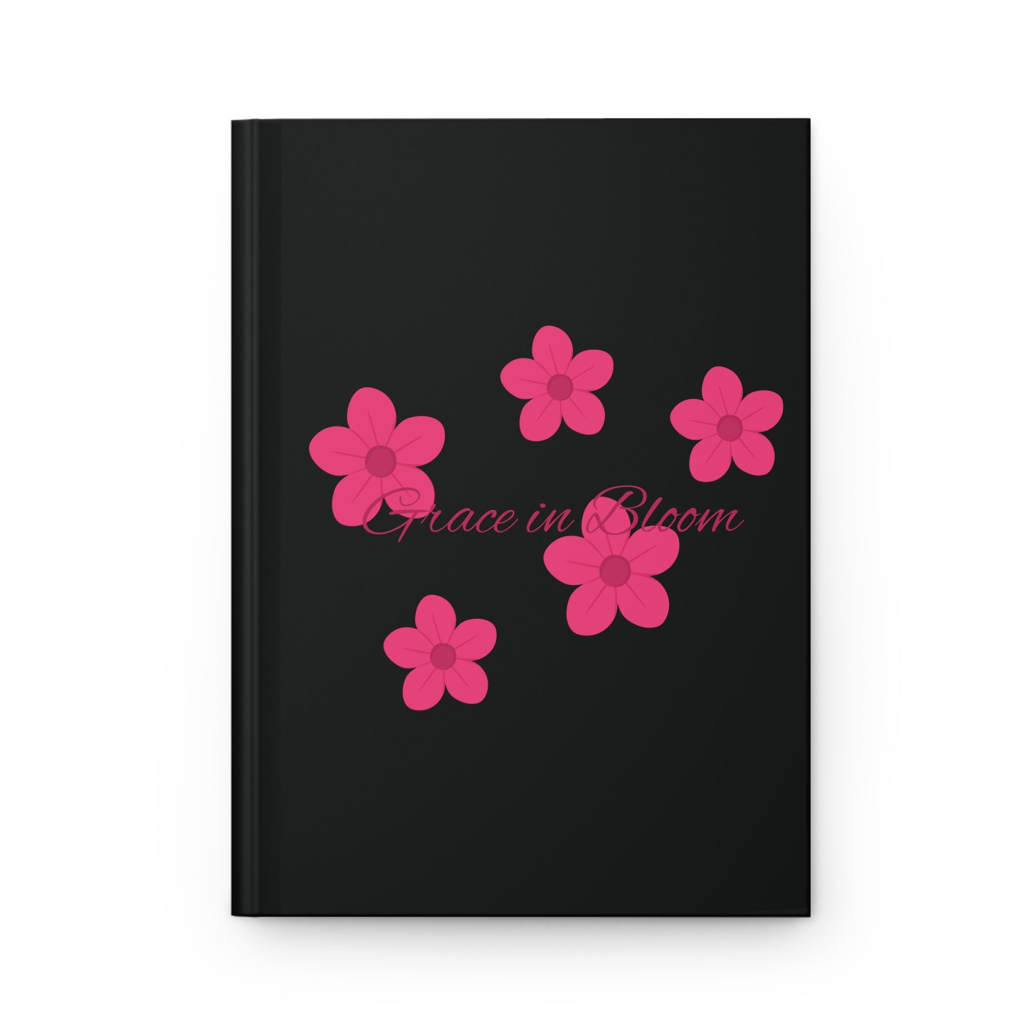 Grace in Bloom Hardcover Journal — Matte Floral Notebook for Daily Reflection